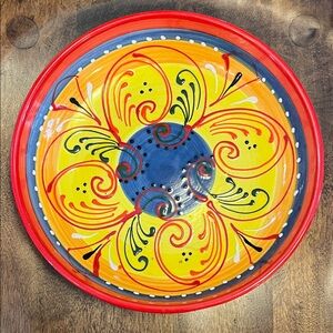 Vibrant Hand-Painted Spain Ceramic bowl.